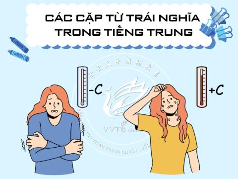 Các cặp từ trái nghĩa trong tiếng Trung thường dùng