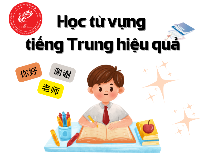 Học từ vựng tiếng Trung hiệu quả trong thời gian ngắn! 